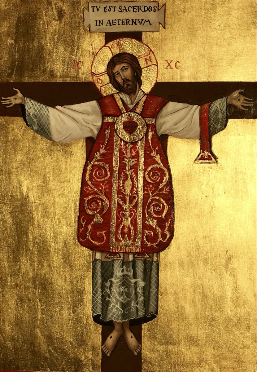 AuctorSalutis's tweet photo. "Cantan tu gloria, Cristo sacerdote, los cielos y la tierra".

En España celebramos la fiesta de Jesucristo sumo y eterno sacerdote.

¡Feliz día a los sacerdotes, amigos de Jesús! https://t.co/SG9Ft9BT8w