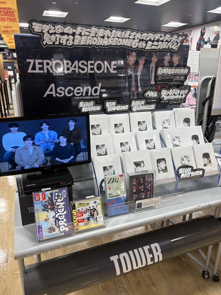 ZEROBASEONE】 6th Mini Album『Ascend-: 』 限定特典付き発売中