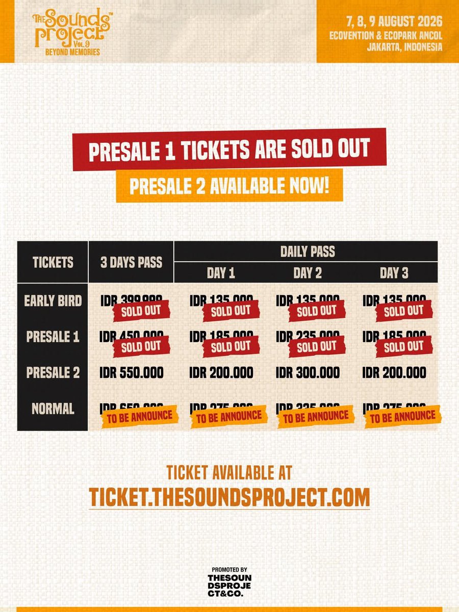 pagembos's tweet photo. hi guys! aku WTS Tiket The Sounds Project (TSP) Vol 9. under web resmi ya! 💯

avail for day 1, 2, dan 3. harga include tax &amp; adm ✅ 

trusted, direct dari volunteer! yang mau tanya-tanya atau amankan slot, langsung DM aku aja ya ❤️

#zonauang #tiketkonser https://t.co/m3eruE0LFP
