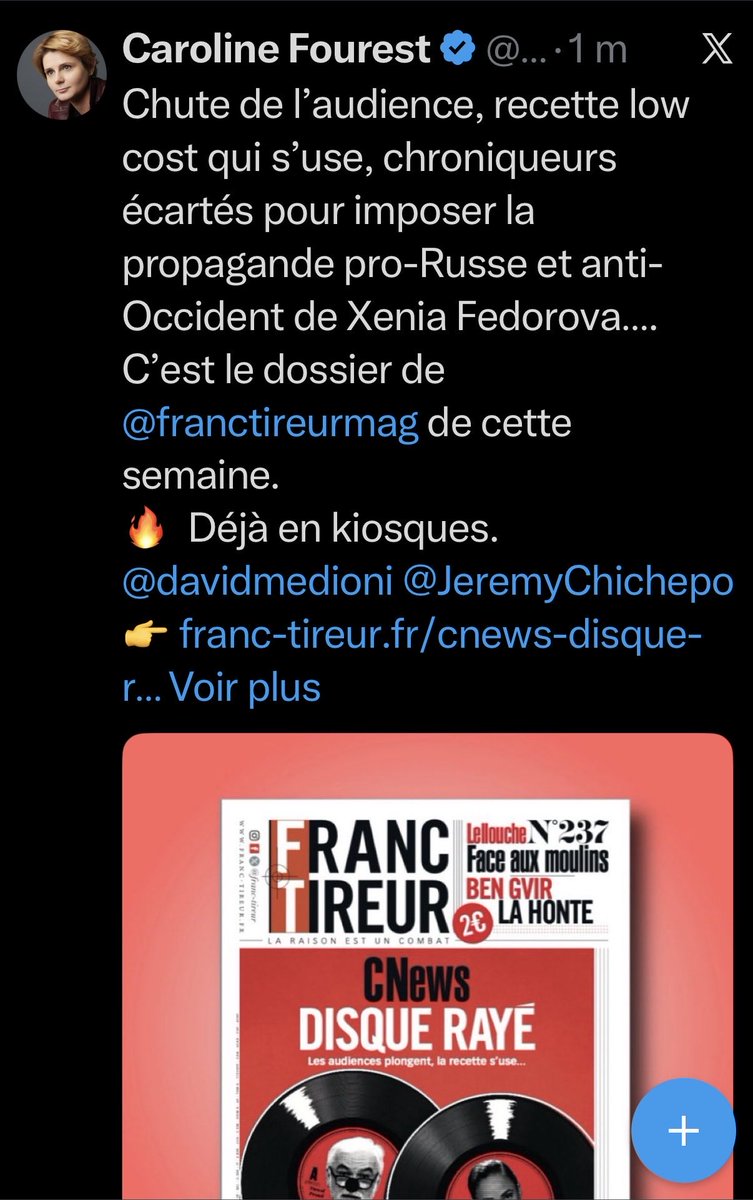 Caroline Fourest tweet media