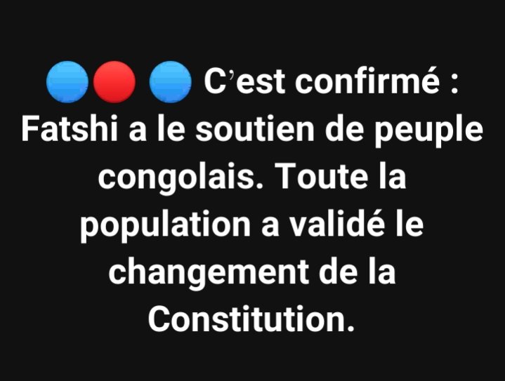 icmong's tweet photo. Notre pays mérite une Constitution inspirée des aspirations profondes du peuple congolais, de ses réalités et de ses ambitions, et non un héritage dicté par des intérêts de belligérance étrangère ou des contextes de crise qu'elle a confectionnée pour justifier sa présence https://t.co/HMNtjNLlGO