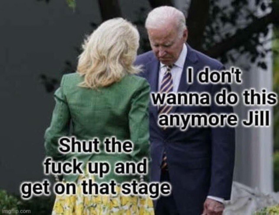 JonJBurrows's tweet photo. @tedcruz Jill Biden is one cold power hungry bitch.
#DrJillBiden #BidenStroke #JillBiden #DOCTORjill #BidenDebate https://t.co/E9BZcLNxld