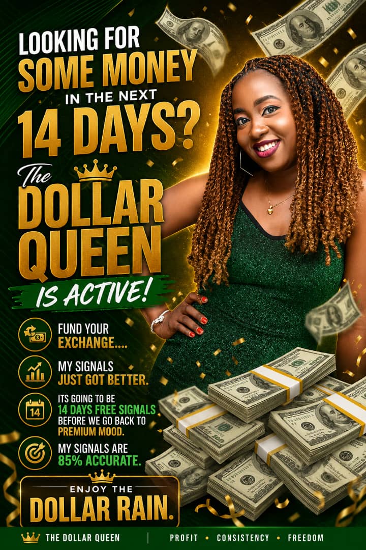 CryptoLiones's tweet photo. Join my Digital community if you need free money for the next 14 days:

https://t.co/ykkLT76s5C

🚨 The Dollar Queen is ACTIVE! 💸👑

For the next 14 days, I’m dropping FREE high-accuracy trading signals to help you level up your exchange game 📈🔥

✅ 85% Accurate Signals
✅ Consistent Profit Opportunities
✅ Premium Vibes for FREE
✅ Time to Catch the Dollar Rain 💵🌧️

#BTC 
#BITCOIN 
#Gordon 
#Nigeria 
#Barca
#Tinubu