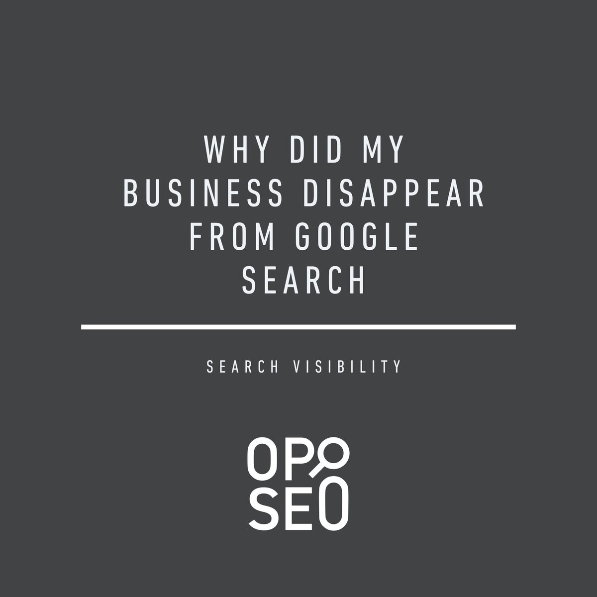 OPO_SEO's tweet photo. If your business disappeared from Google search, the issue is often inconsistent business information, inactivity, or recent changes Google no longer fully trusts. Small updates to your profile, website, or contact details can impact visibility more than most owners realize. https://t.co/e0SjdSdnBk