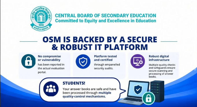 JnvGopalganj's tweet photo. The CBSE copy evaluation through the Online Screen Marking System was conducted effectively &amp; efficiently. The process ensured transparency, accuracy, &amp; timely assessment of answer scripts. It was a valuable experience that helped maintain fairness and consistency in evaluation. https://t.co/KOKaeq8N3j