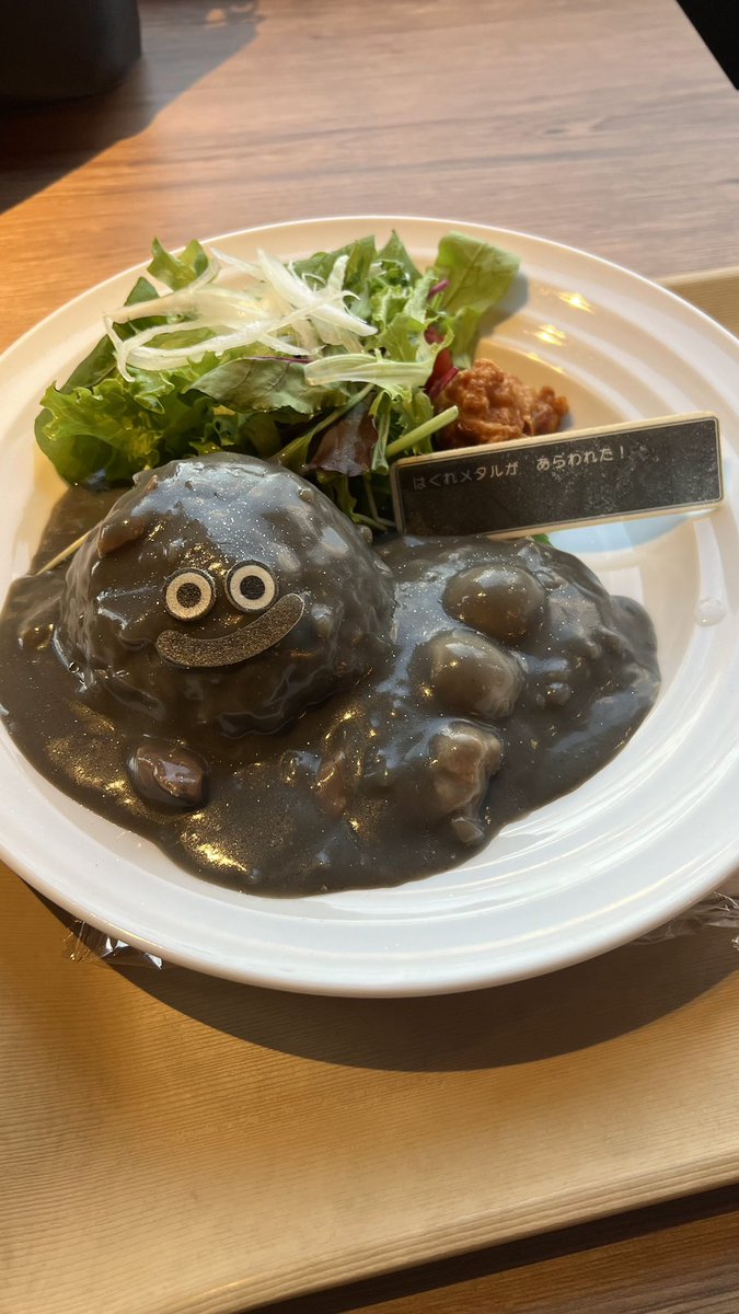 microcake's tweet photo. HAPPY DRAGON QUEST DAYYY 

me, the lady that took a solo japan trip to awaji island just to pretend slimes were real for a day https://t.co/3itWtLrUyR