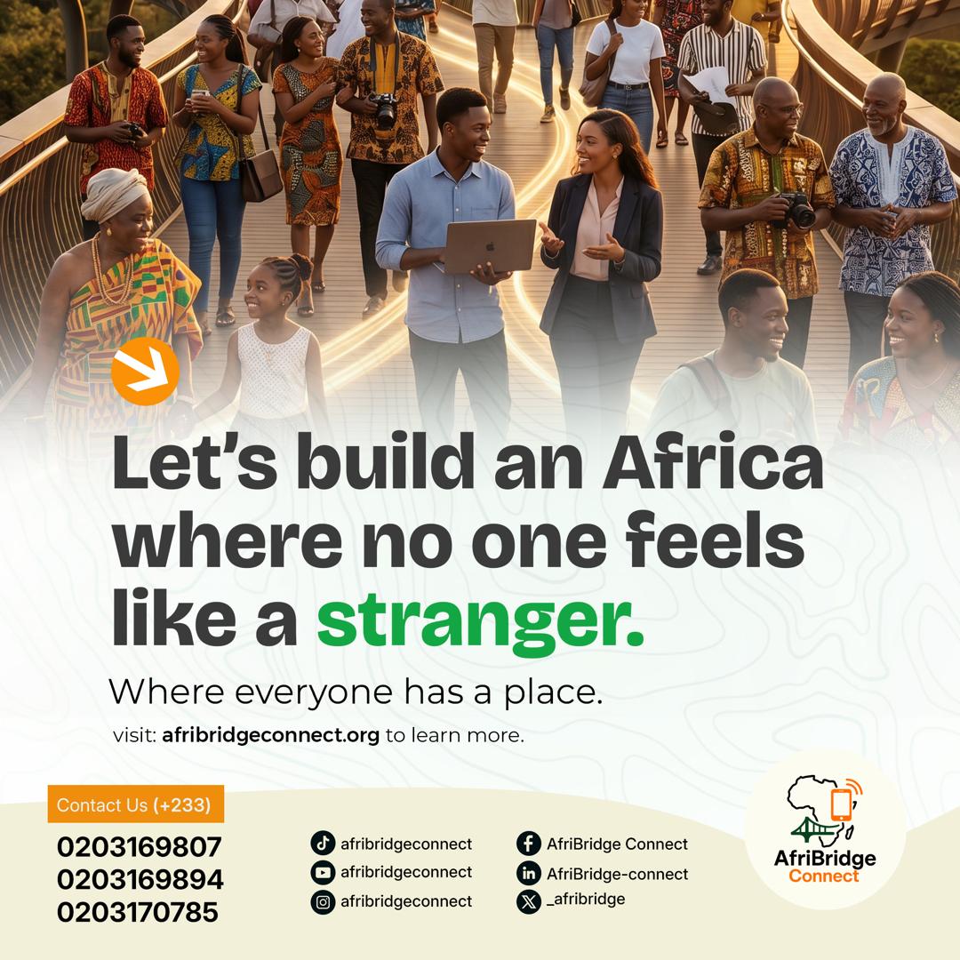 _afribridge's tweet photo. Africa should feel like home for every African. 🌍🤝

At AfriBridge Connect, we believe no one should be treated like a stranger because they crossed a border in search of opportunity, safety, or growth. From skills recognition to social integration, we are building bridges that https://t.co/2h9DrCr6YH