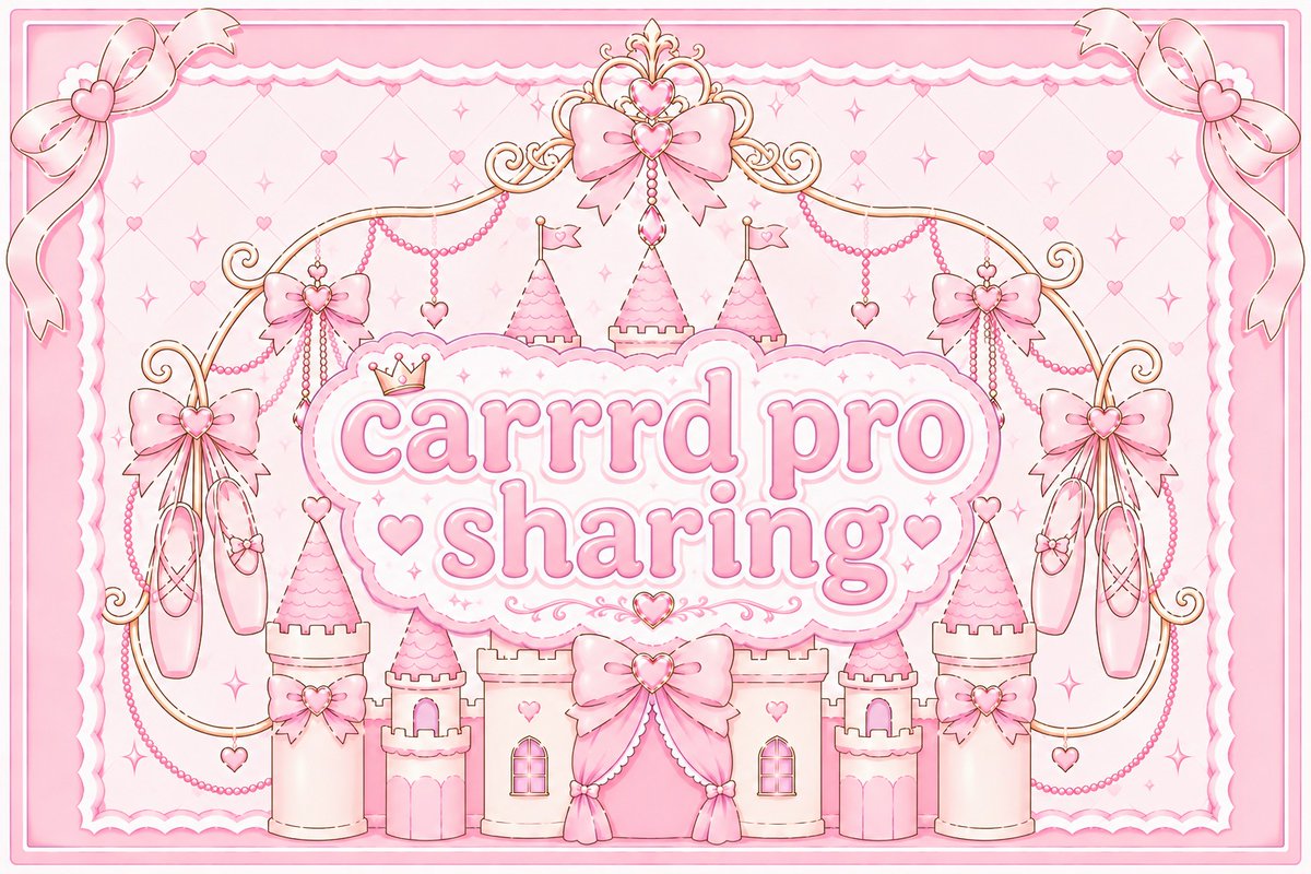 ballearina's tweet photo. ㅤㅤ

!!
        .             ☆          
♡﹒﹒    ‹3  ∿  Carrd pro sharing.　⌑　𓂃

                                                                    !!
. https://t.co/3NVUHOQjjU