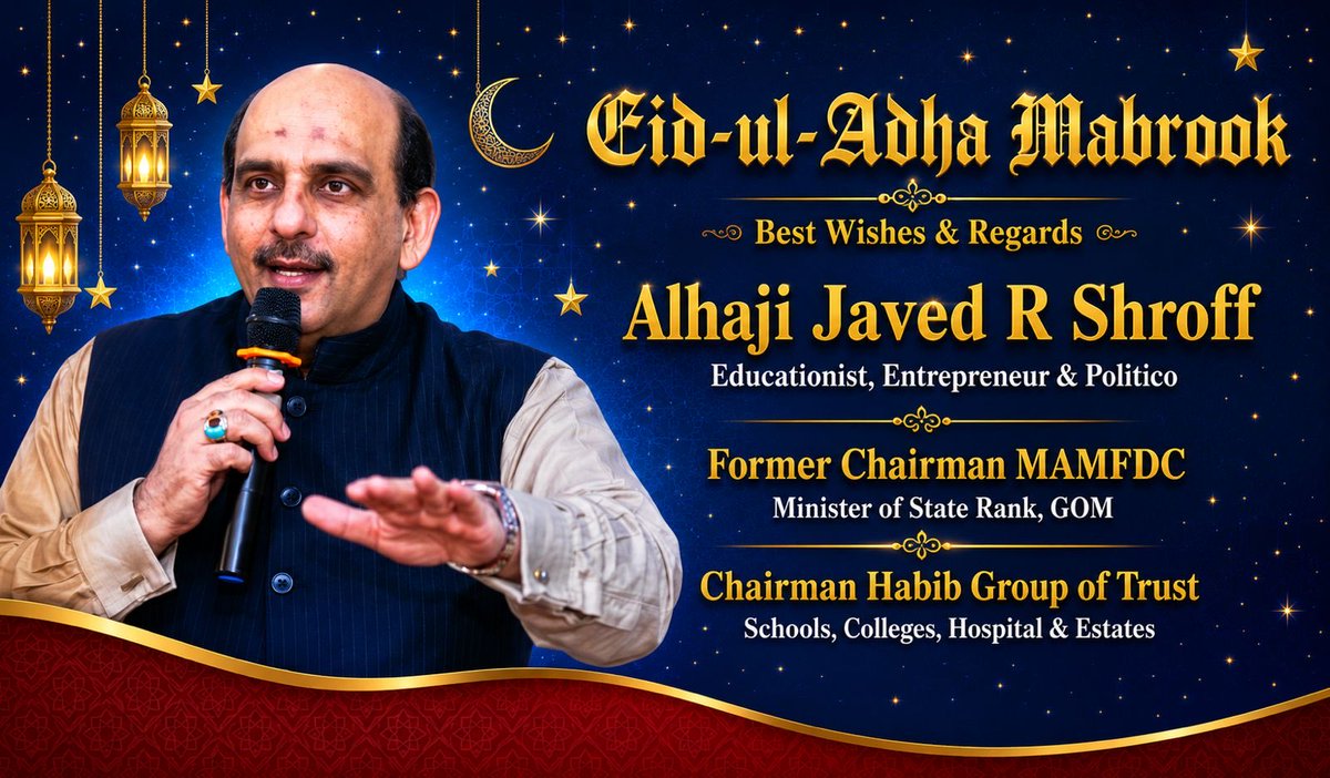 JavedShroff's tweet photo. Eid Ul Adha Mabrook. Best Regards. https://t.co/fC6Bzq9klm