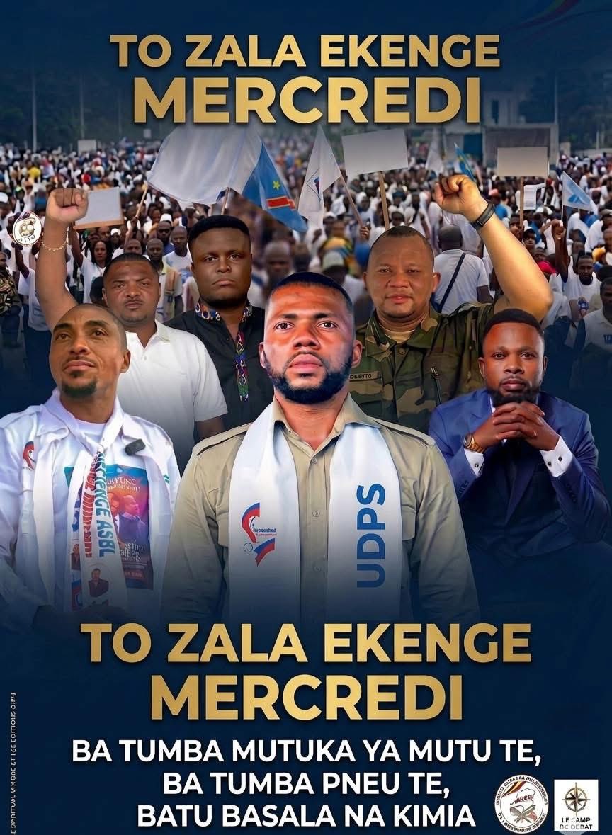 LesDebout4252's tweet photo. #RDC_VIGILENCE_TOUS_AZIMUTS_CONTRE_LES_BANDITS

Face aux complots ourdis par certains acteurs de l’opposition visant à étouffer l’expression populaire à travers des menaces, des actes de vandalisme et des destructions ciblant les véhicules des paisibles citoyens ainsi que les transports en commun, nous appelons la jeunesse à faire preuve d’une vigilance citoyenne accrue. Ensemble, protégeons les biens publics et privés, préservons la paix sociale et refusons que des individus animés par des intentions malveillantes troublent la quiétude de notre communauté.

#MUTU_ABANGISA_PEUPLE_TE 

@fatshi13 @Presidence_RDC @jc_tshilumbayi @AugustinKabuyaT @BizibuDeo @ChristianLumu31 @DorleyMAT @DiyaMwana @cedocash @FHUGORMAYAMBU @udps_tshisekedi @PhinnesMassomb1