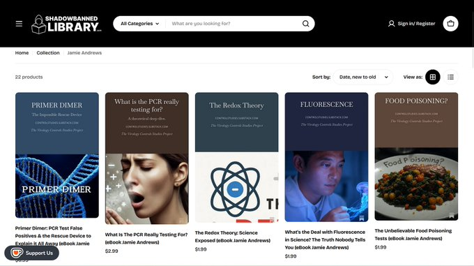 JamieAA_Again's tweet photo. All of my articles, experiments and theoretical falsifications can be downloaded as Ebooks on The Shadow Banned Library.

https://t.co/gzuYgtD189 https://t.co/Mejlat3cyl
