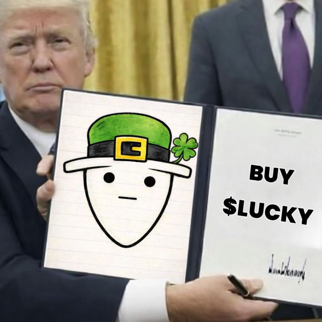 dexar_onsoll's tweet photo. While people are chasing “safe yields”…

I’m watching $LUCKY 🍀

Because one real send on a strong memecoin clears yearly yields fast 👀🔥

Community growing.
Energy building.
Still early.

This one isn’t staying unnoticed for long.

Tg : https://t.co/fropKCOAJw

Ca : EZ8H9kFsfiJjLXQh5PUoo9CQV9aq62nw6EwXhdLZpump