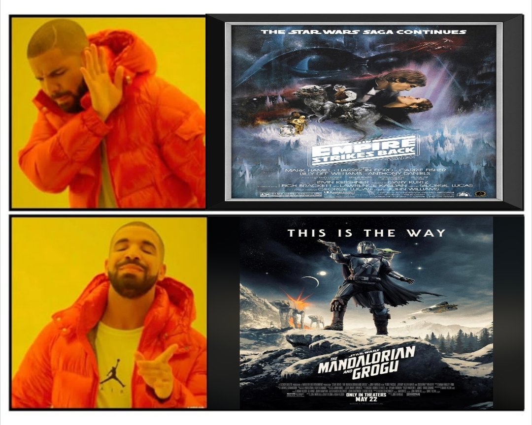 soundunit's tweet photo. #drake #mandalorian #grogu 
#drakememes #starwars https://t.co/BbIyffUw0G
