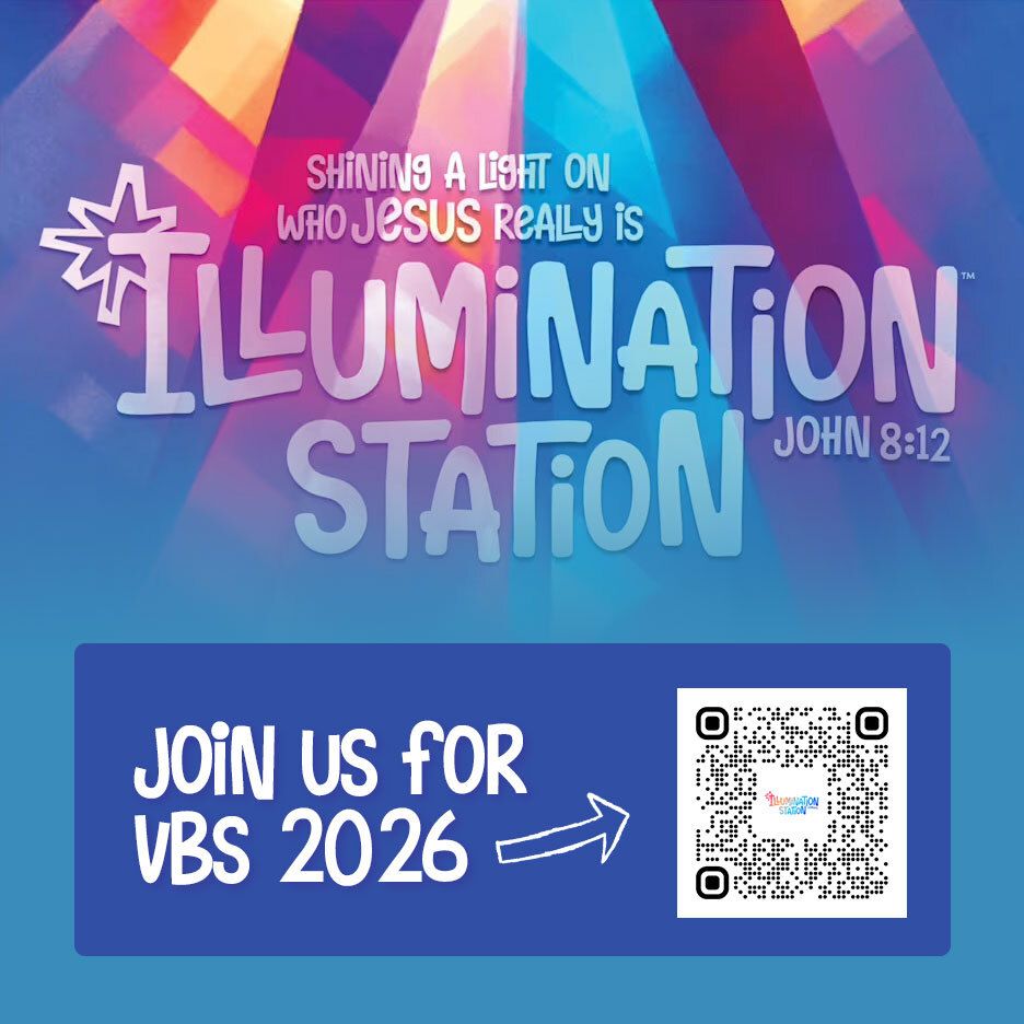 FBCGreeneville's tweet photo. Join us for the brightest week of the year! Kids will explore all the ways light brightens, illuminates, reflects, reveals, and discover that Jesus is the light who brings hope to a dark world. John 8:12

Scan QR code or follow link to register:
https://t.co/NmO5fHbS4P https://t.co/4bAXO6mxHR