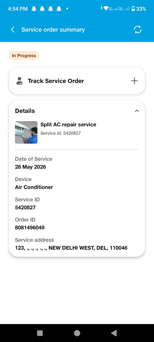 AYWDwarka's tweet photo. Extremely disappointed with @Kelvinator_In Complaining since April for AC bought on 15 May 2023. The outdoor unit completely burnt down. Technicians never visit but close complaints. Filed a fresh complaint TODAY (28 May)
Order ID: 8081496049
Service ID: 5420827
@RelianceDigital https://t.co/XrSK7xFj0b
