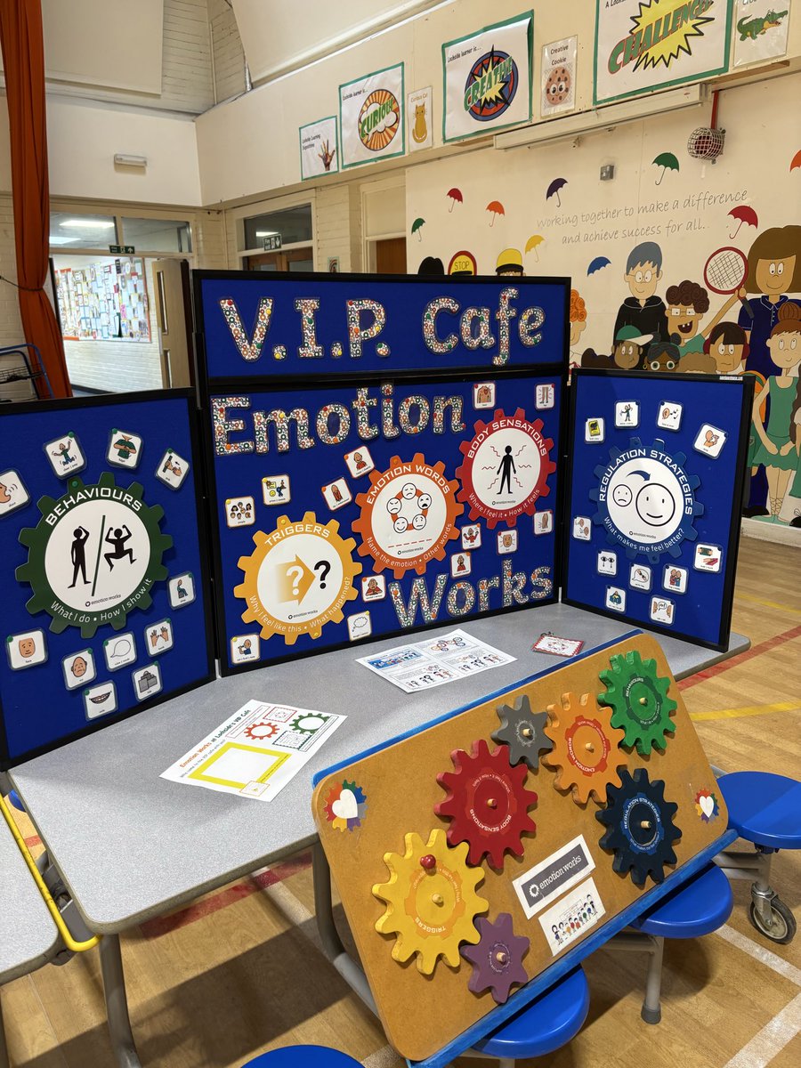 LochsidePS's tweet photo. Lochside’s VIP cafe and @EmotionWorksCIC We are delighted that our cafe is a perfect opportunity for learners to share their emotional literacy skills with their families. Meta-skills: A Lochside learner shares their feelings. #LochsidePS https://t.co/g0l5oQwg3J