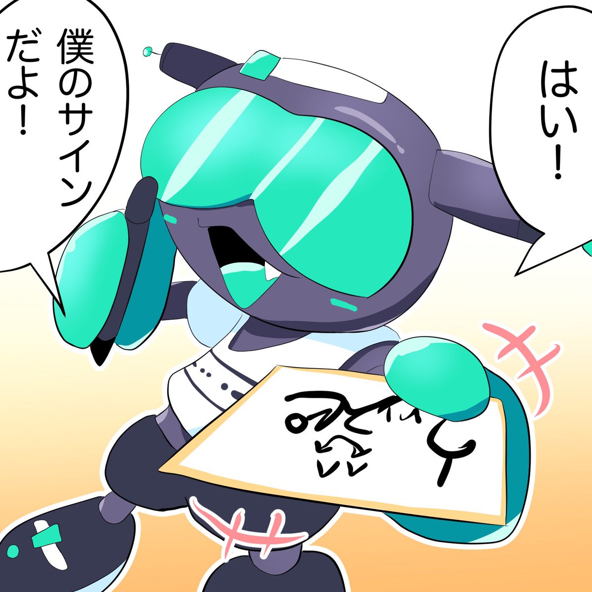 Ra__ka7's tweet photo. サインを書いてあげるウッスピくん！！

#Raruru_OC https://t.co/UBAshc5SlU