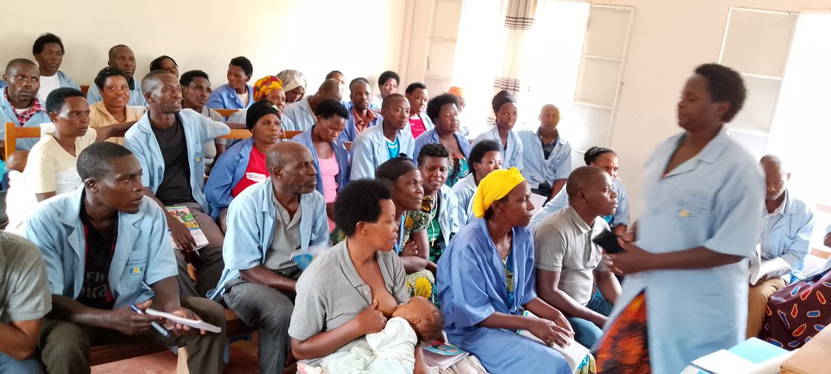 FSCPATIENCE's tweet photo. Mumurenge wa Mimuli Abajyanama b'ubuzima bakomeje amahugurwa
aho ubusanzwe mumudugu, hakoragamo Abajyanama b'ubuzima bane, buriwese afite inshinganoze, zimurebahagarariye, ariko Nyuma yoguhugurwa ayamahugurwa yagenewe Umujyanama buriwese azaba afite ubushobozi bungana nubw'undi https://t.co/zFV7gedRST
