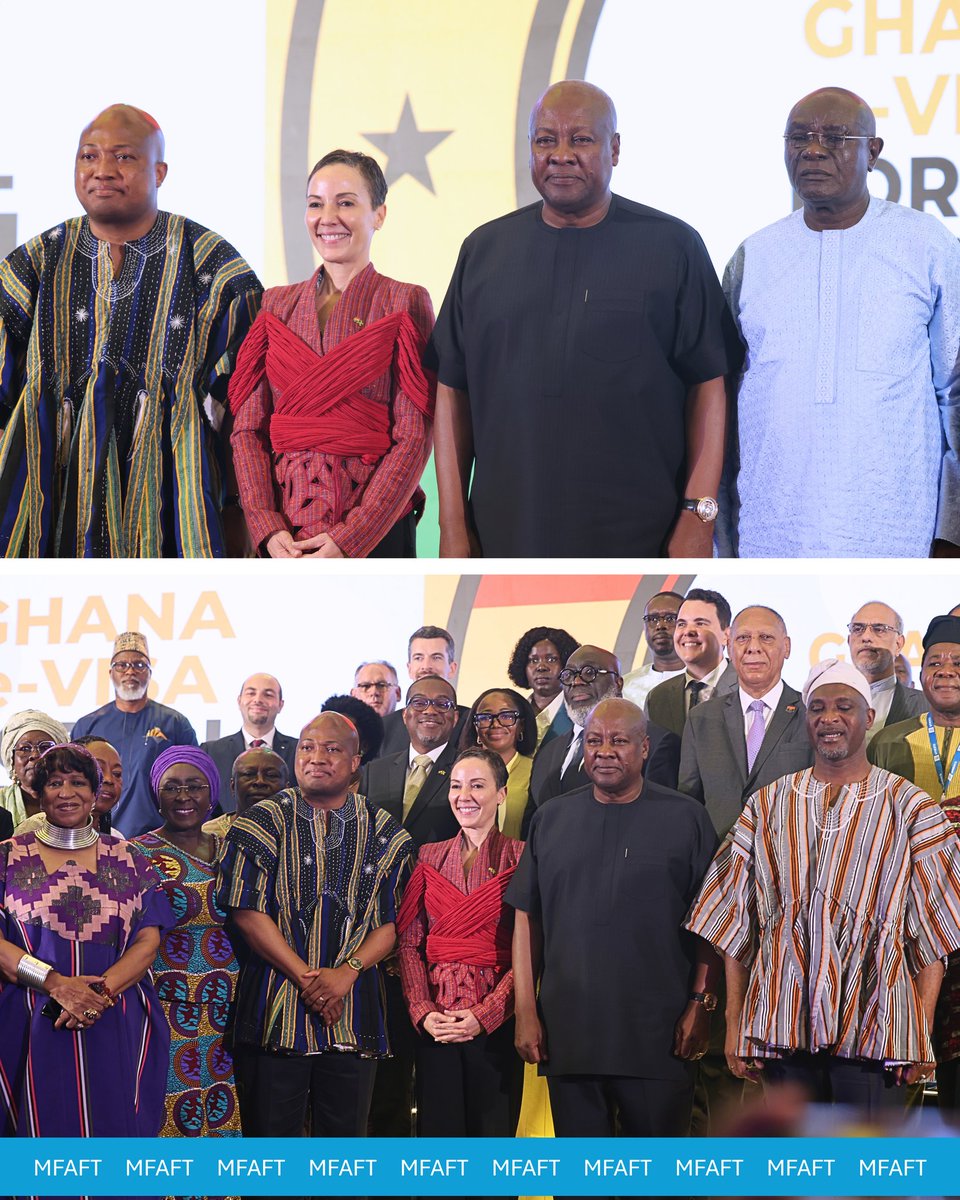 mfaftja's tweet photo. Minister Johnson Smith also noted that Jamaica’s presence was especially fitting, given its place in the African Diaspora and the African Union’s recognised Sixth Region, and the longstanding ties between Jamaica and Ghana reflected in language, cuisine, customs, cultural practices and shared heritage.

She said the launch was meaningful as Jamaica and Ghana continue to strengthen cooperation in areas that support greater movement, exchange and connection between Africa and the Caribbean.

#mfaftja #Ghana