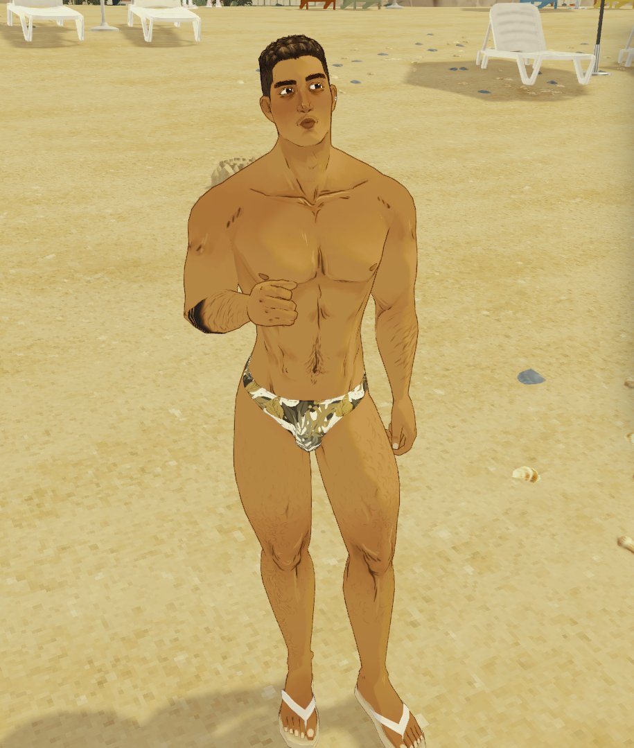 Chatursimz's tweet photo. Chillin' at the beach again 🌊

#Paralives https://t.co/4w75ISYivm