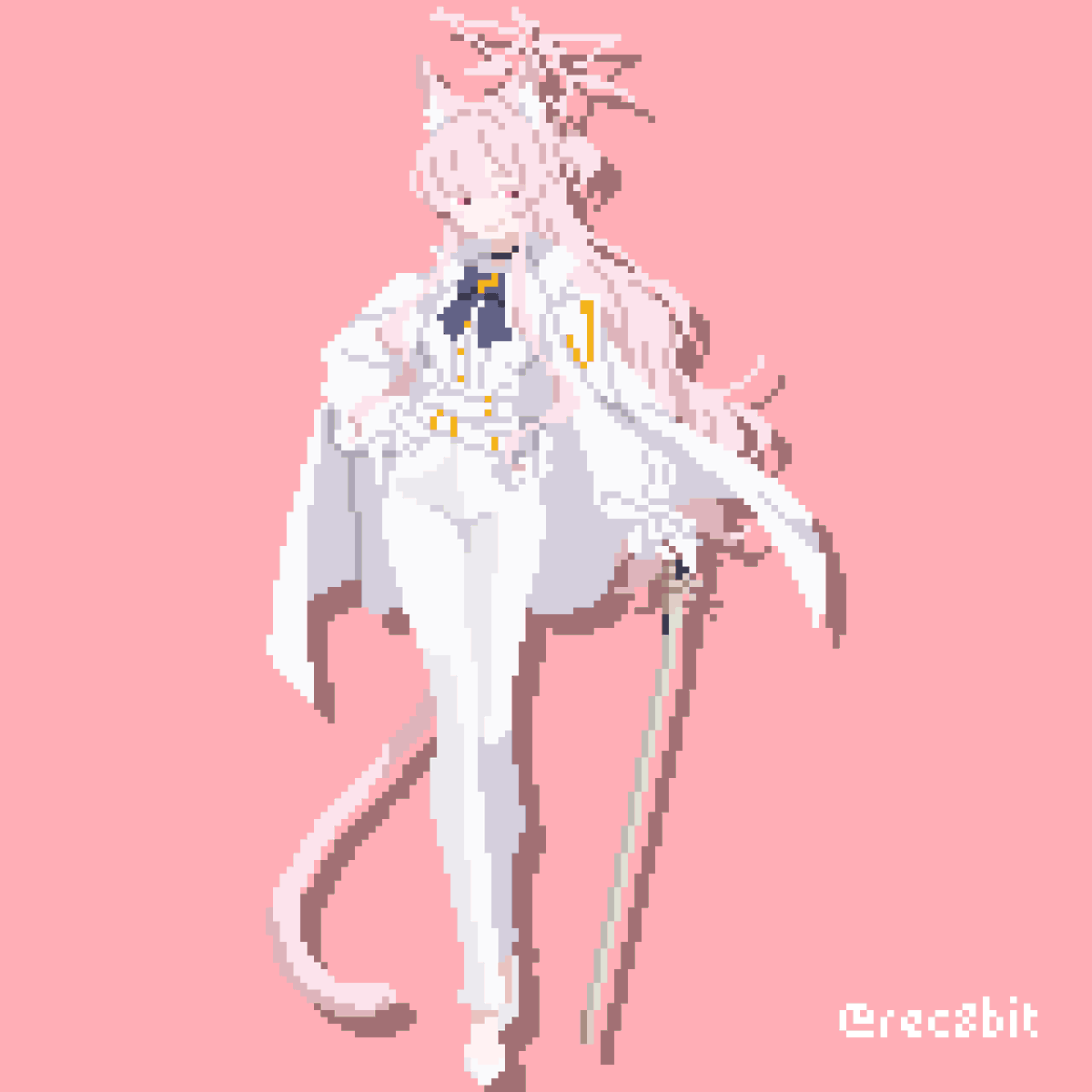 🎩 清澄アキラ / Kiyosumi Akira #BlueArchive #pixelart