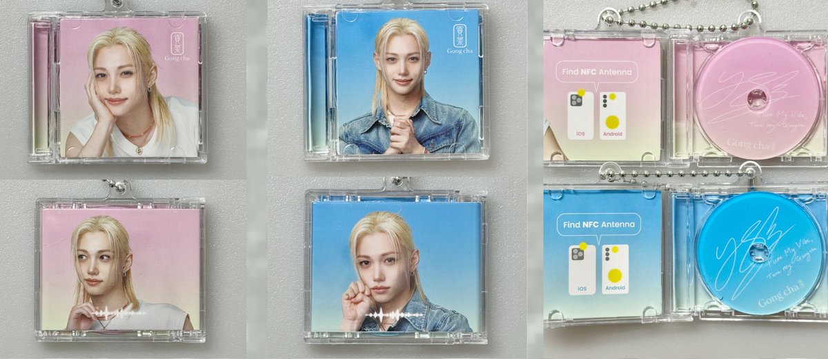 貢茶 Gong cha × FELIX ✔️特典 ボイスキーホルダー（2種） 韓国限定