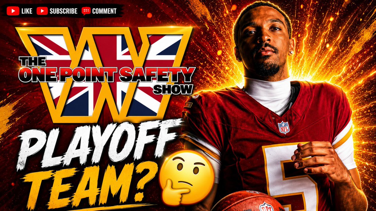 scottieh84's tweet photo. 🚨 #commanders nation join me &amp; @scouseandy20 for another @Onepointsafety4 tonight at 9pm/4pm EST any fan questions leave them below link to the show is below #RaiseHail 

https://t.co/jdjTEuwCcN https://t.co/ZEMUV4hvAf