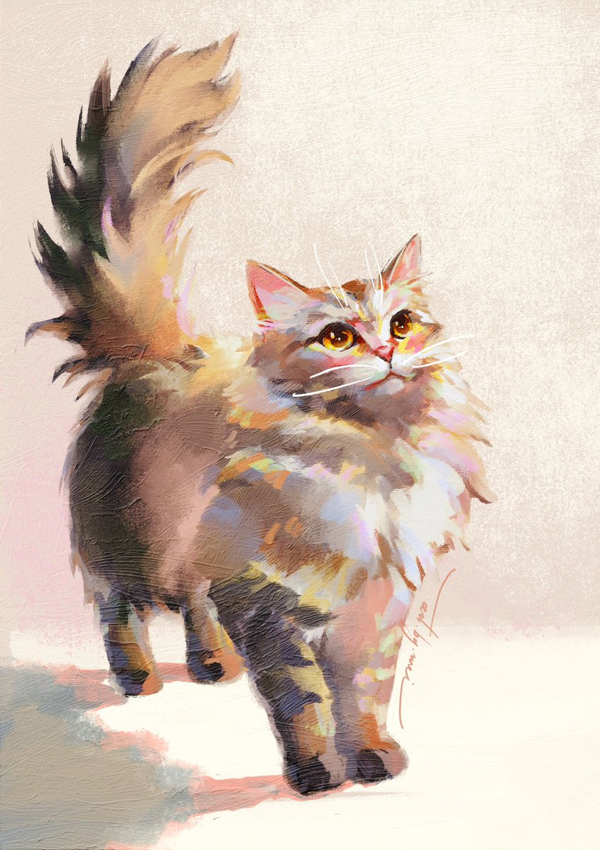 artbywei's tweet photo. Meet Varya, the little house queen! 👑✨
I loved balancing her fluffy appearance with the confident gaze of a diva. Thank you so much commissioning me to paint this gorgeous girl! It was an absolute joy❤️🐾

👇 Commission info below! https://t.co/gMLHUKf6mR