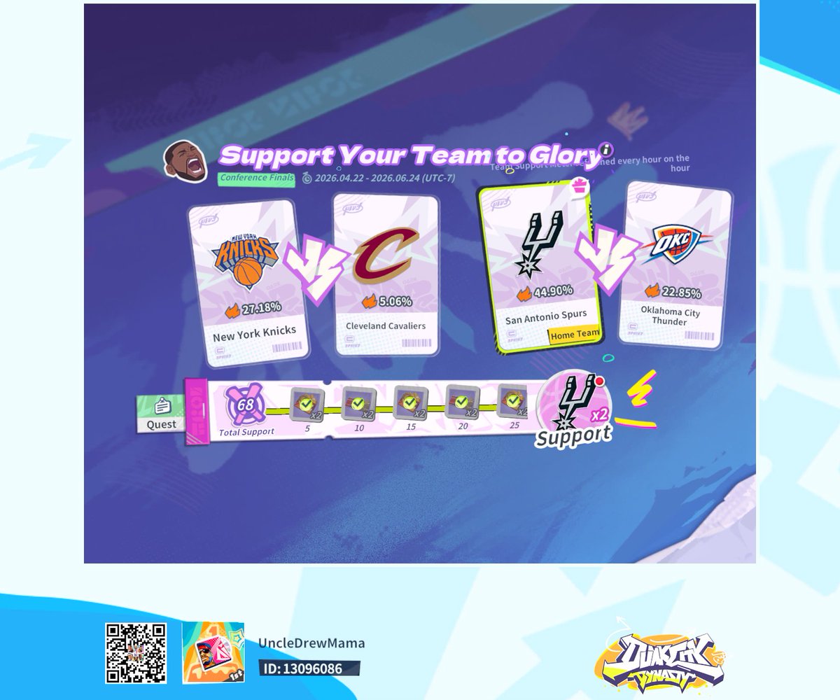 Sammmmmmmmmin's tweet photo. Come join me in Dunk City Dynasty! https://t.co/e9gcPBfvKR