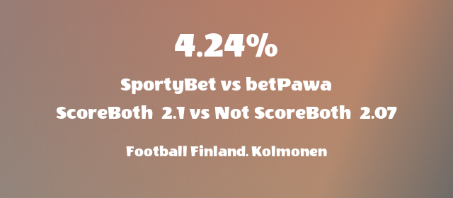 BetBreaking's tweet photo. Score big with BreakingBet! We've spotted an opportunity in Finland's Kolmonen League with Pargas Idrottsforening vs Piikkion Palloseura. Get in on the action for a profit of 4.24%. Goals await! #BettingTips #FootballBetting https://t.co/Ly6KzQLtBz