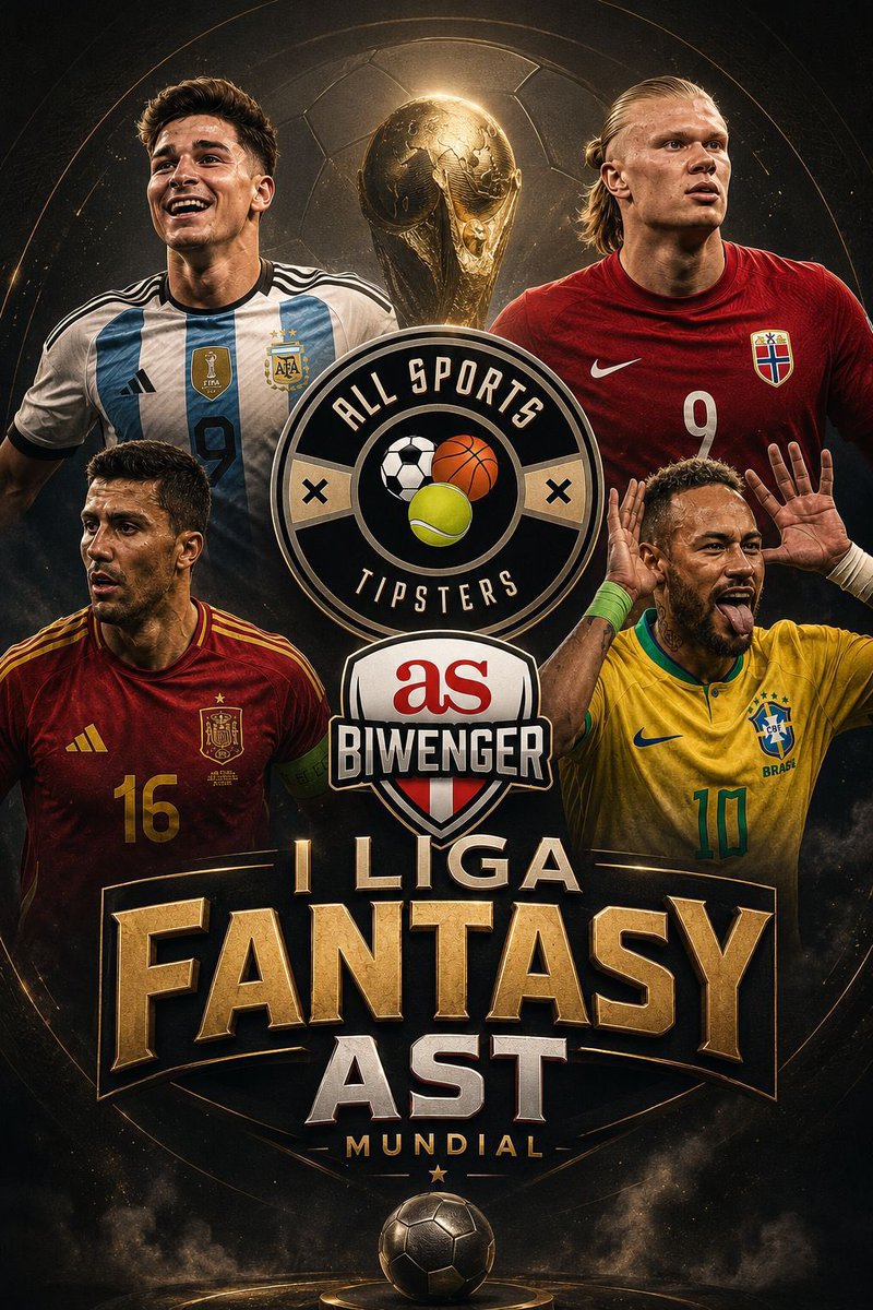 ASTipsters's tweet photo. I LIGA FANTASY OFICIAL AST! 🤩

Únete a la liga "I Liga Oficial AST" en Biwenger https://t.co/ZafD1HWAOB 👈🏻 

Escoge a tus 11 guerreros para el Mundial con un presupuesto limitado y demuestra ser el mejor. Tienes los premios para los 3 primeros en la imagen… 🫣
