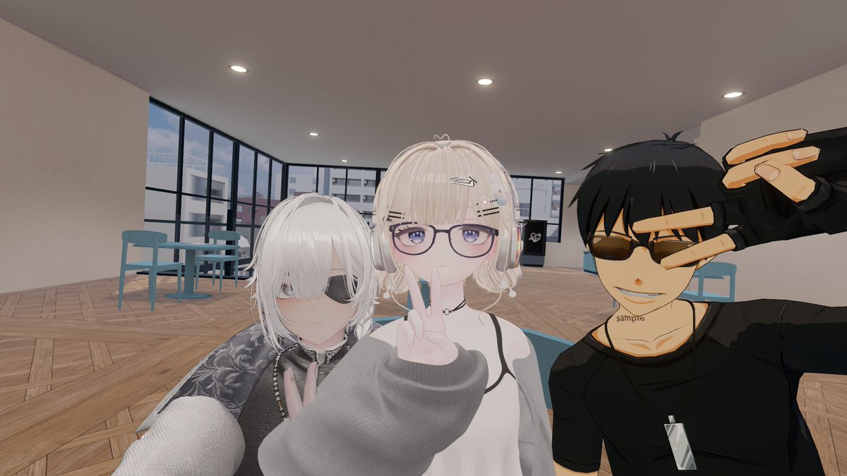 mugi_4165's tweet photo. 特別営業日のときのやつ！！たのしかった！！#VRC_RingIn https://t.co/bzb8nJZfxI