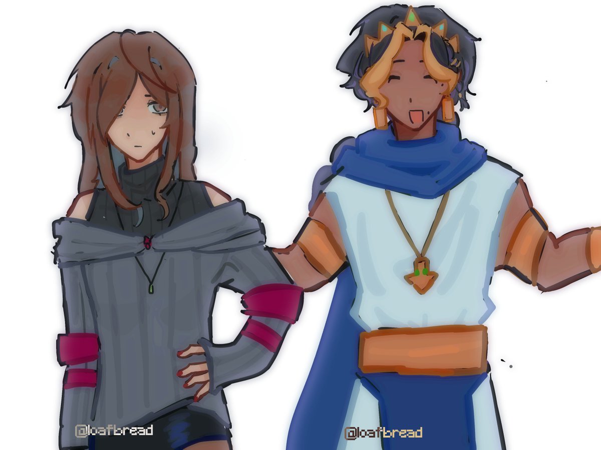 ye3astbread's tweet photo. I might have gotten the scaling a lil wrong but yeah

I LOVE THEIR DUO OMG

tags: 
#tabimc #seawattgaming #minecraft #fanart https://t.co/oDTK3guGzJ