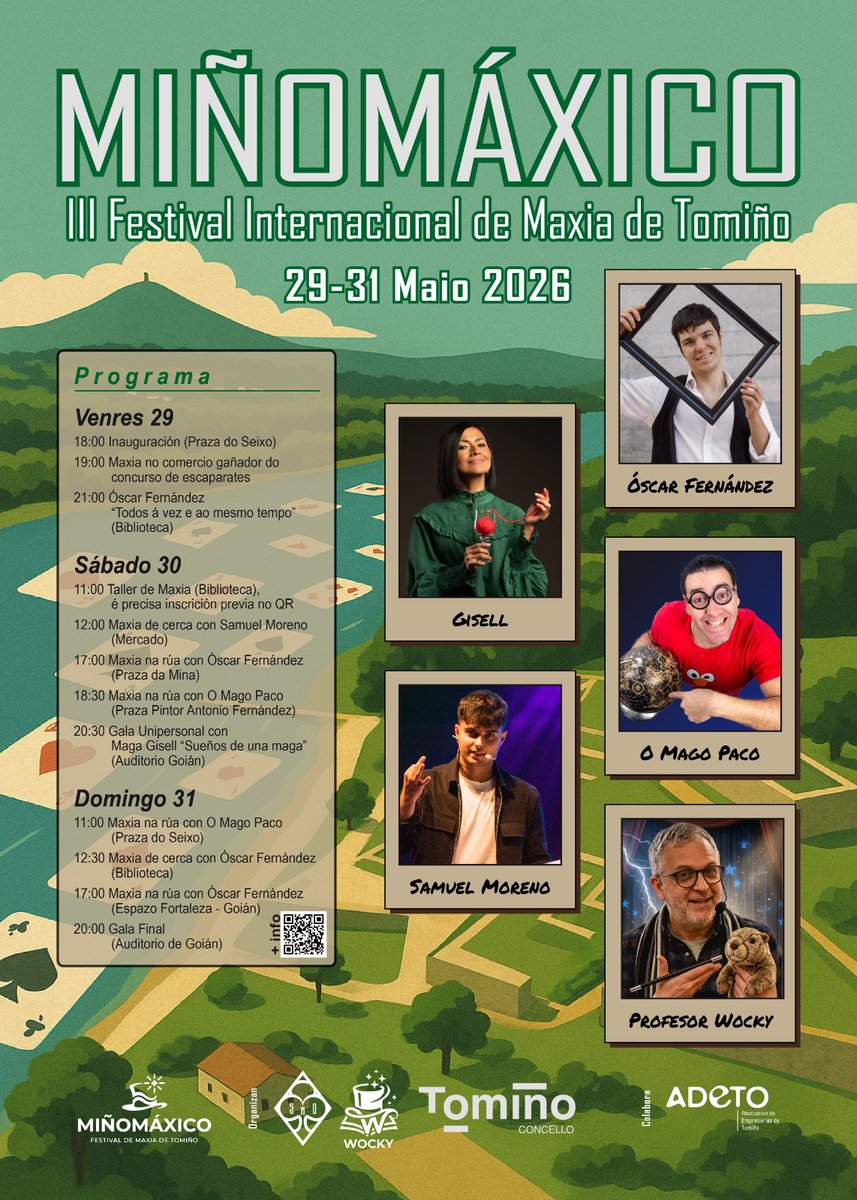 SERBAIXOMINO's tweet photo. 📍#HxHBaixoMiño 

📻105.1 FM🖥️ https://t.co/kzjYxvkTUI 

🎤 Hacemos previa del III Festival Miñomáxico de Tomiño con Samuel Moreno y Javier Argüelles, los magos organizadores del evento https://t.co/SDLXEcfLzf