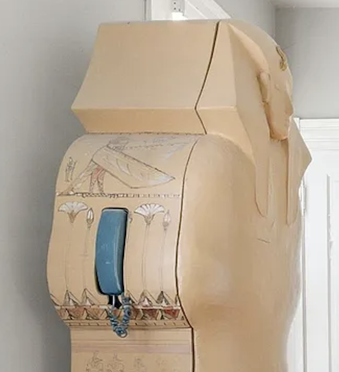 imemi's tweet photo. This home has historic charm as well as some unique renovations ...oh, and a sarcophagus? ...with a landline telephone mounted in it? yeah, ok sure

https://t.co/60gZuM4VuU https://t.co/ufzDzDqsr3