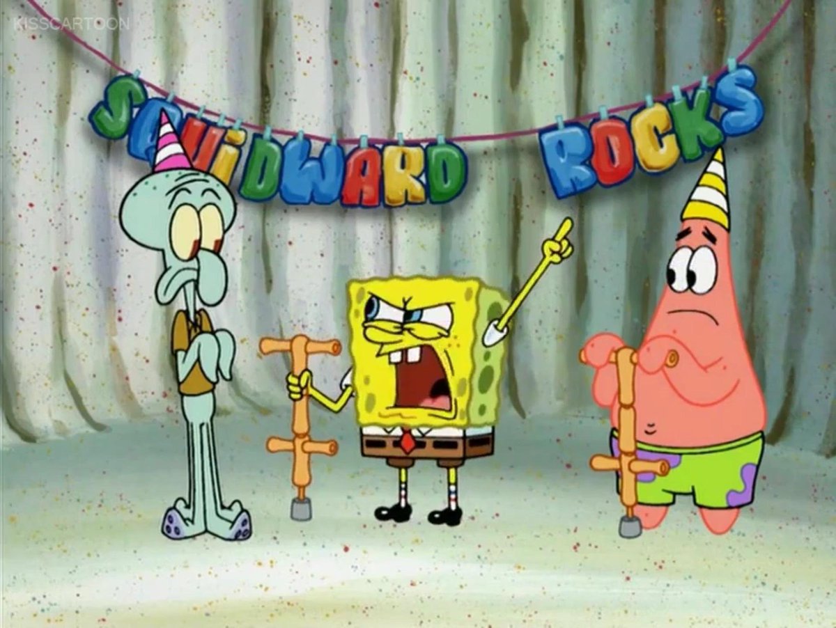 spongeopinions's tweet photo. "Breath of fresh squid is really where SpongeBob is at his worst honestly, he's just mad over Squidward doing slightly better than him for no good reason" https://t.co/8CggO1noOd