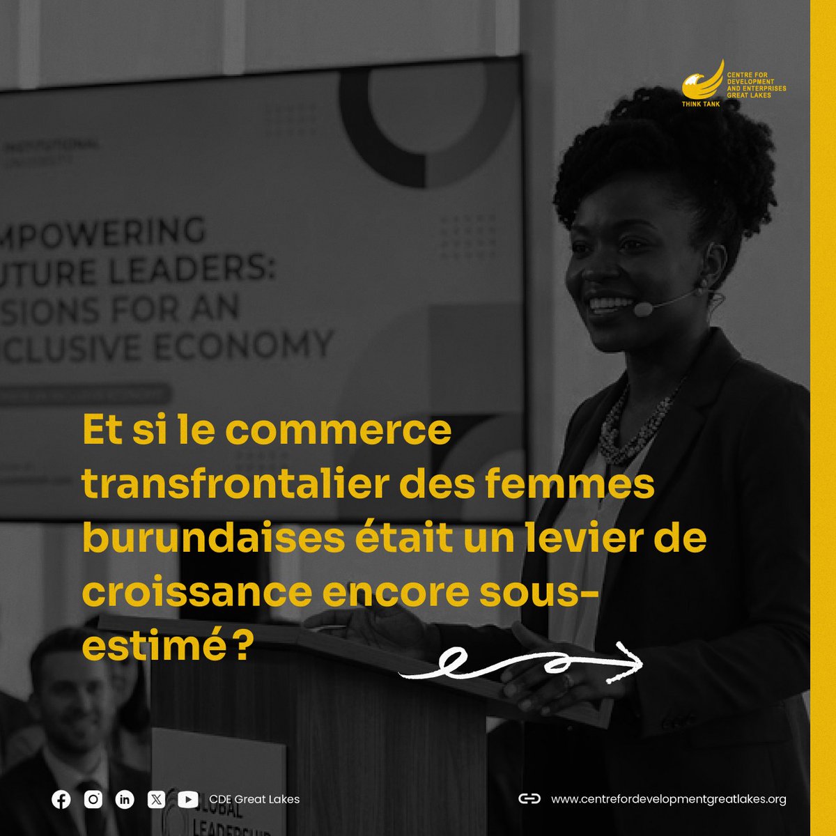 ForEnterprises's tweet photo. 🌍 En Afrique, 70 à 80 % des commerçants transfrontaliers informels sont des femmes. Au Burundi, elles sont aussi très majoritaires… mais les barrières réglementaires les maintiennent largement en dehors du commerce formel.

📊 En 2025, les exportations informelles représentaient 23,9 % des exportations totales du pays. Un potentiel réel encore sous‑exploité.
✨ Le Protocole de la ZLECAf sur les femmes et les jeunes ouvre une fenêtre. 👉 Swipez pour découvrir ce qu’il implique concrètement pour le Burundi.