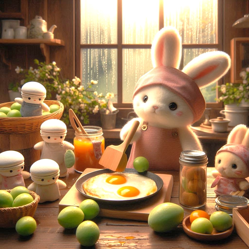 Macarabbit8178's tweet photo. Morning Breakfast｜朝ごはん

朝の音と香りが、今日を少し元気にする。
🍳☕🍀🌤️
#AI画像 #いやし #うさぎ #Aiart #デジタルアート #マカロン https://t.co/uAx8BLo2dX