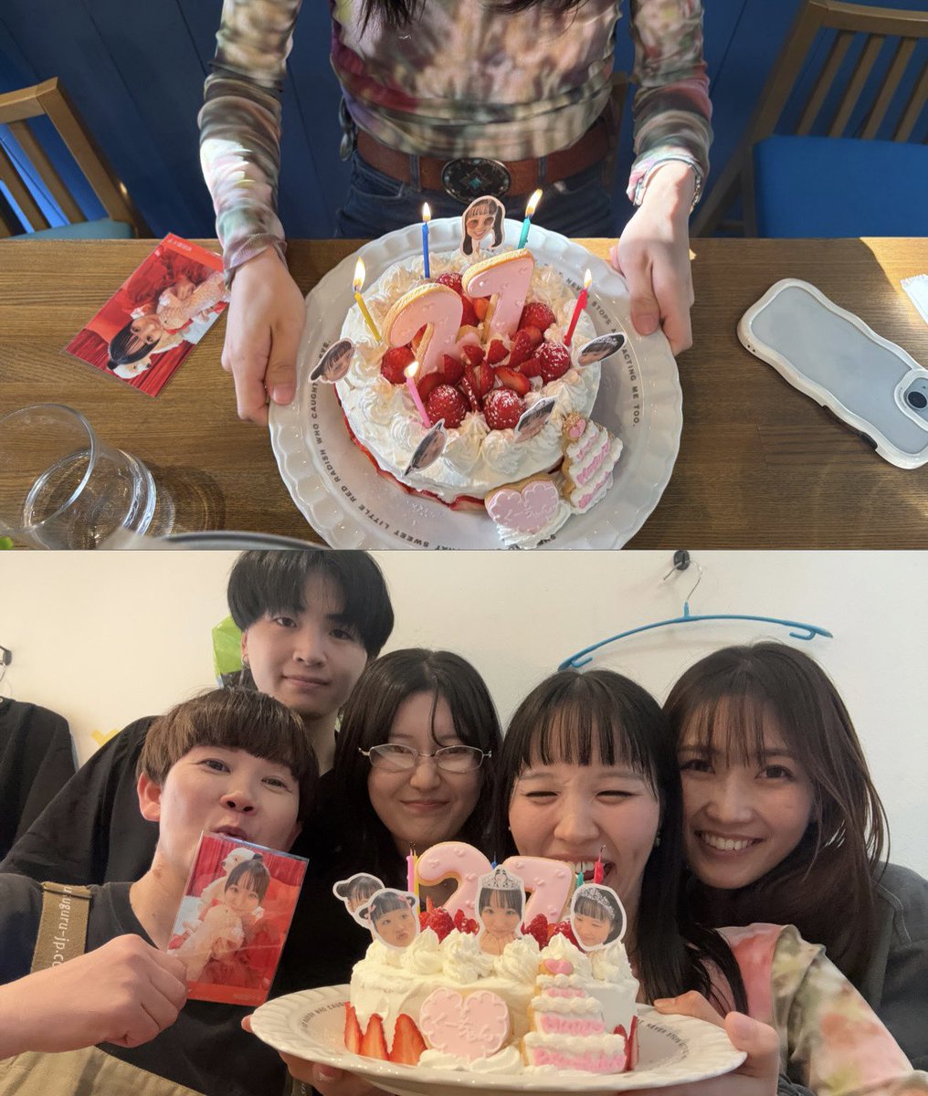 new_quchan's tweet photo. みんながお祝いしてくれました、うれちー❕ https://t.co/IxwJuNOwem