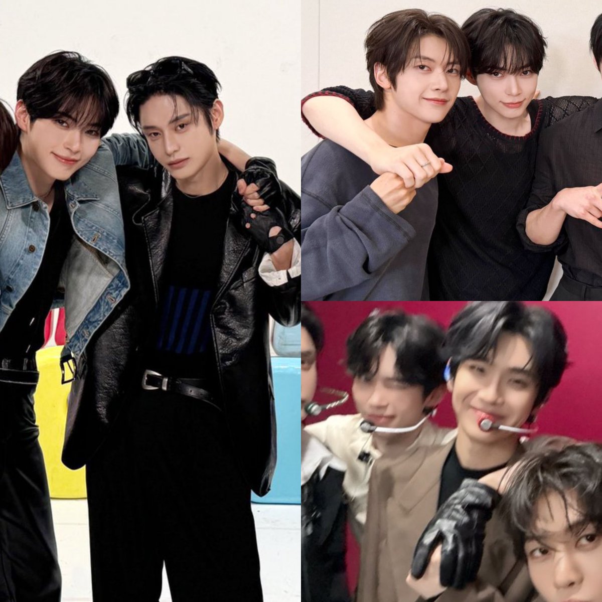 namubinn's tweet photo. Hanbin consistency holding members hand to prevent them making v sign because election ㅋㅋ https://t.co/FPuZlaXNqY