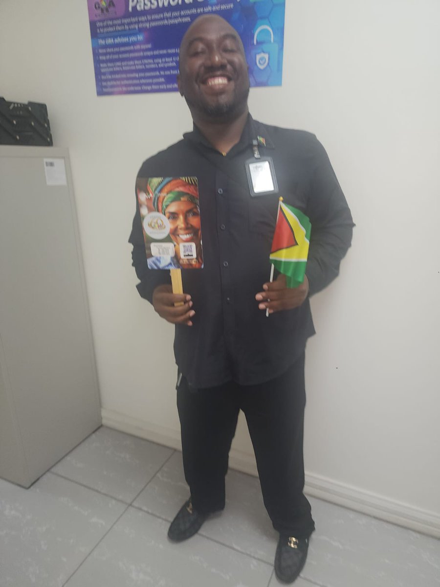GRAupdates's tweet photo. Staff of the Guyana Revenue Authority are proudly celebrating Guyana's 60th Diamond Jubliee Independence Anniversary in vibrant cultural wear, showcasing the rich traditions, colours and diversity that make our nation unique. #GRA #ProudlyGuyanese #Guyana60 https://t.co/CygCPKUQ3T