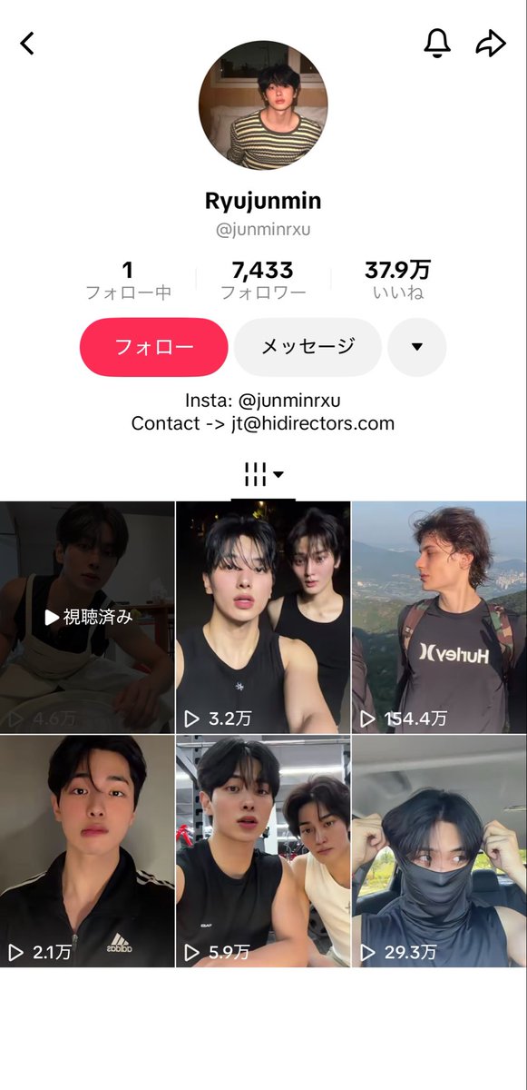 ryu45_'s tweet photo. 急に出てきたからお聞きしたいんですけどジュンミンTikTok開設してる？、
ファンの子があげてるんか本人かどっちだこれ https://t.co/GaXUsfUh6s