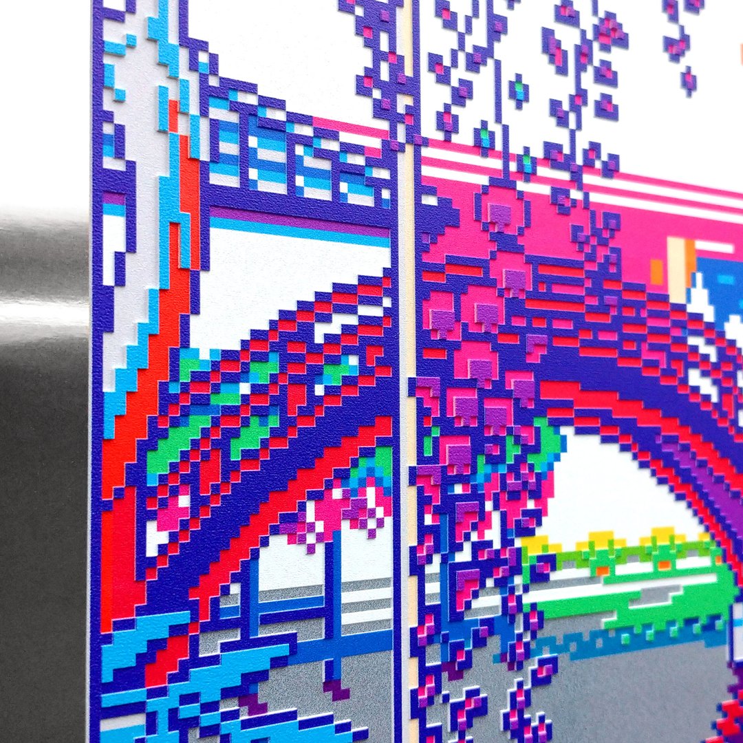ENN's tweet photo. Kameido Tenjin keidai Silver #pixelart #ドット絵 https://t.co/Lvh4wr6VtP
