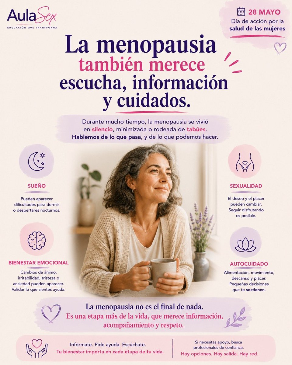 AulaSex's tweet photo. 28 M , día internacional de Acción por la salud de las mujeres. https://t.co/i4a1OMtSXz