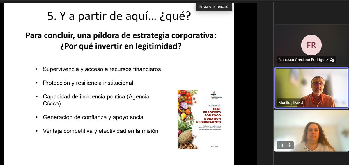 ESADEisocial's tweet photo. Hoy, Mireia Yter y David Murillo, del equipo del Instituto, han participado en el Congreso Anual de #FESBAL (Federación Española de Bancos de Alimentos).
Un espacio clave para abordar los retos de los #BancosdeAlimentos, la lucha contra la pobreza y el desperdicio alimentario. https://t.co/HyS5312KpW