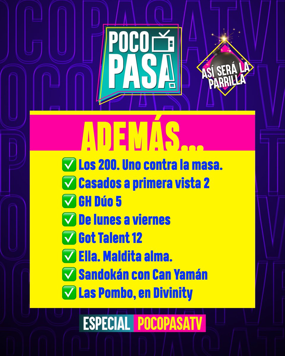 Poco Pasa TV tweet media