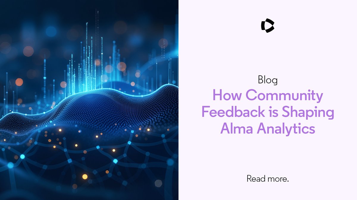 ExLibrisGroup's tweet photo. Alma Analytics continues to evolve through close collaboration with the Analytics Community of Practice. 

Read more: https://t.co/RBIHYM6lih https://t.co/TggHKnmv8A