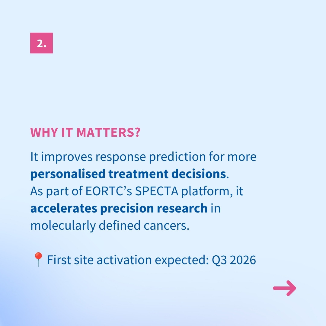 EORTC's tweet photo. 🧪 This Bladder Cancer Awareness Month, discover STARBURST 1 (EORTC-2418), advancing precision research in muscle-invasive bladder cancer under the SPECTA platform.

Many thanks to the supporters contributing to this important research.

#EORTCgenitourinary #BladderCancer https://t.co/b967UbJzX5