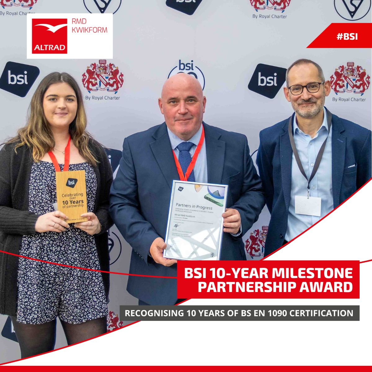 RMDKwikform's tweet photo. Earlier this month, we received the BSI 10-Year Milestone Partnership Award, recognising a decade of excellence in BS EN 1090 certification.

A reflection of our continued commitment to quality, compliance and high standards across projects we support.

🔗 https://t.co/cP4nH566fp https://t.co/IlHTh6LXfP