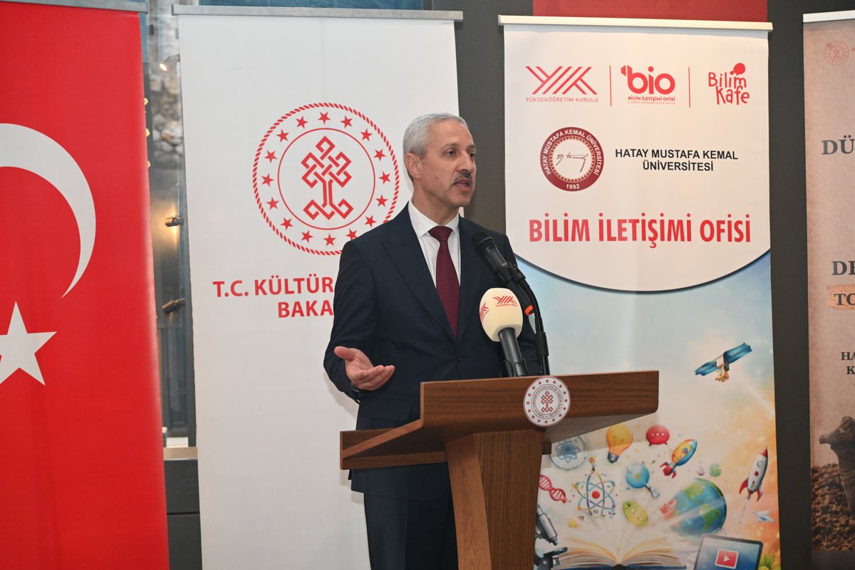 Hatay_kultur's tweet photo. Uluslararası Müzeler Günü kapsamında, Hatay Müze Müdürlüğü koordinesinde Necmi Asfuroğlu Arkeoloji Müzesi ev sahipliğinde “Arkeoloji ve Kültürel Miras” konulu YÖK Bilim Kafe Buluşmaları programı gerçekleştirildi. https://t.co/3iEjvCF7JI